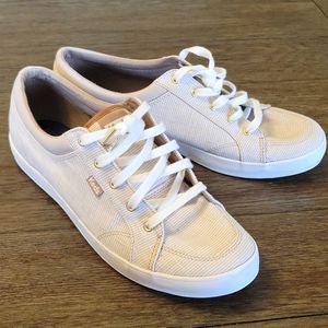 Womens center ticking stripe Keds sz 10